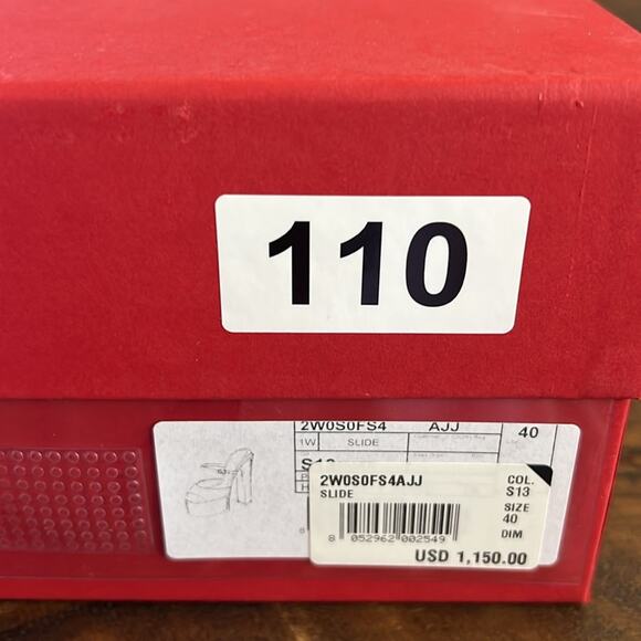 Valentino Garavani Iridescent  Platform High Heel Sandals NEW EU 40 US 10 - Picture 16 of 16